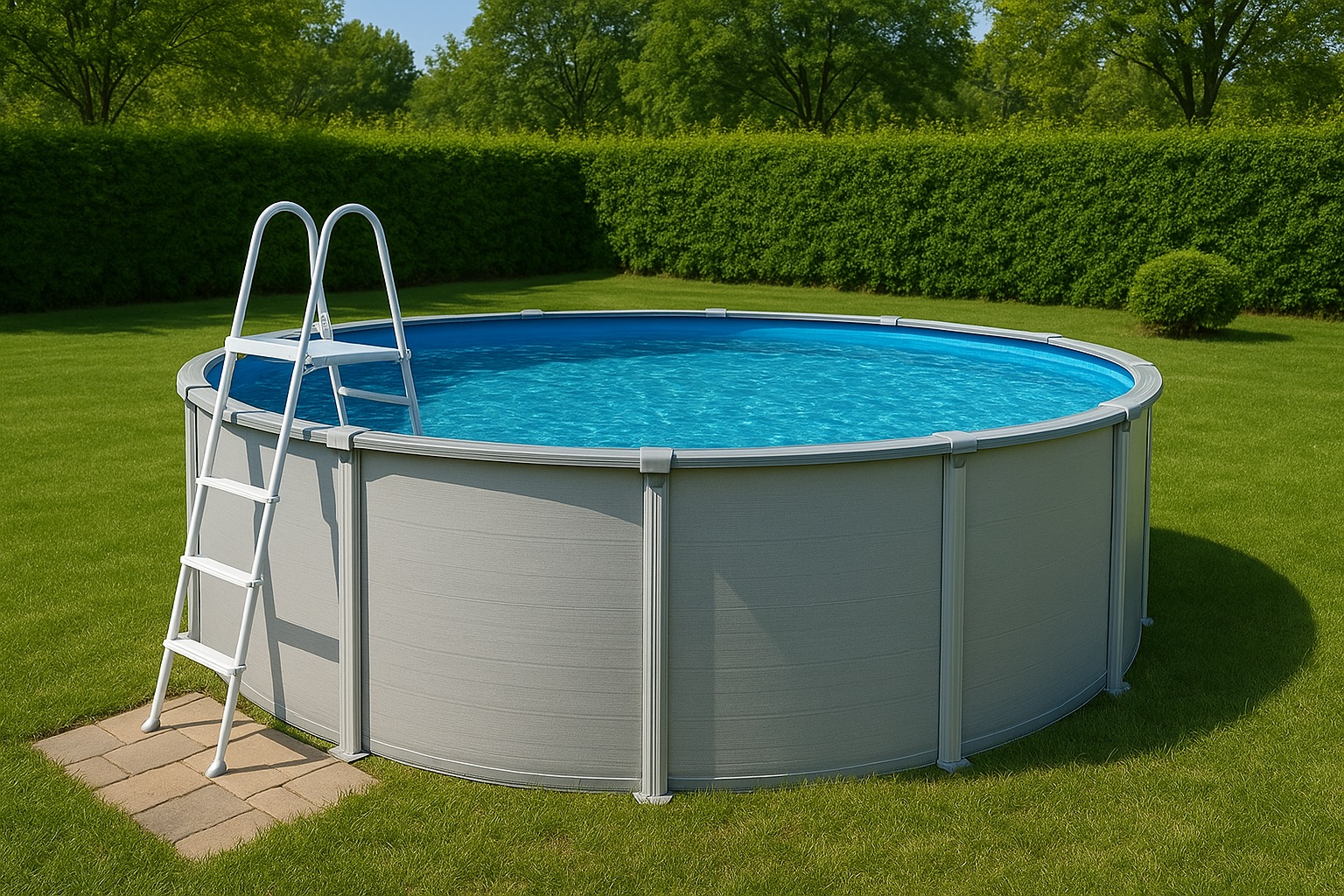 Piscine hors-sol premium terrasse bois